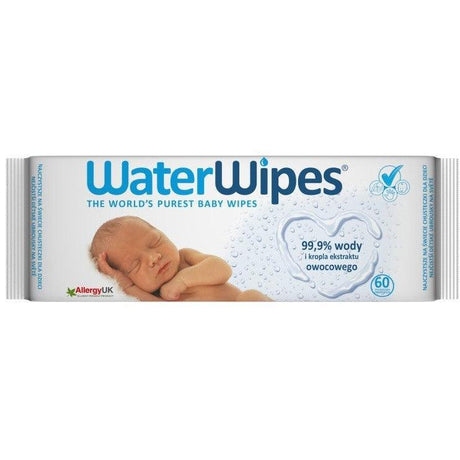 WaterWipes: chusteczki nasączane czystą wodą 60 szt. - Noski Noski