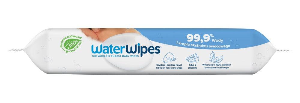 WaterWipes: chusteczki nasączanie czystą wodą BIO 60 szt. - Noski Noski