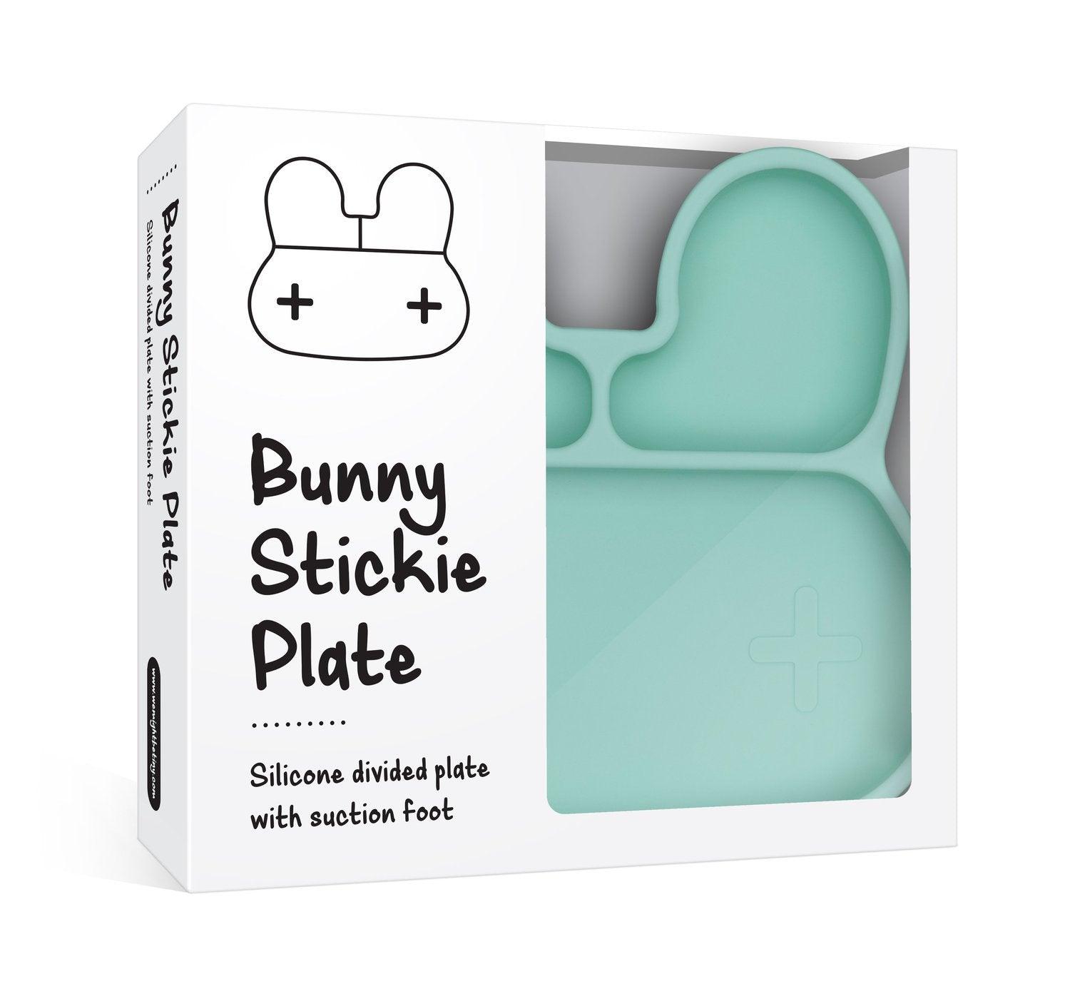 We Might Be Tiny: silikonowy talerzyk z przyssawką króliczek Sticky Plate - Noski Noski