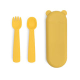 We Might Be Tiny: sztućce w etui miś Feedie Fork & Spoon Set - Noski Noski