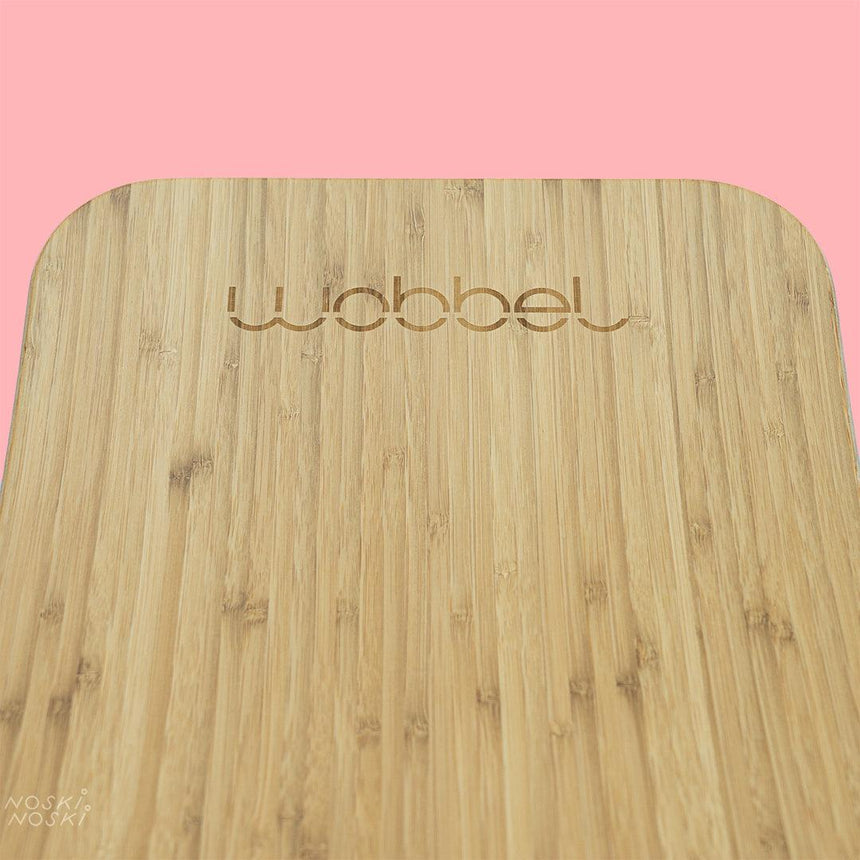 Wobbel: deska do balansowania bez filcu Wobbel Board Original Bamboo - Noski Noski