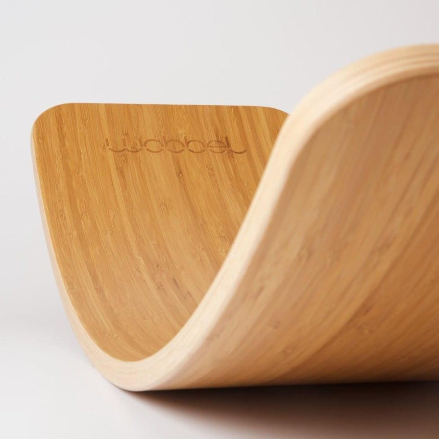 Wobbel: deska do balansowania bez filcu Wobbel Board Original Bamboo - Noski Noski