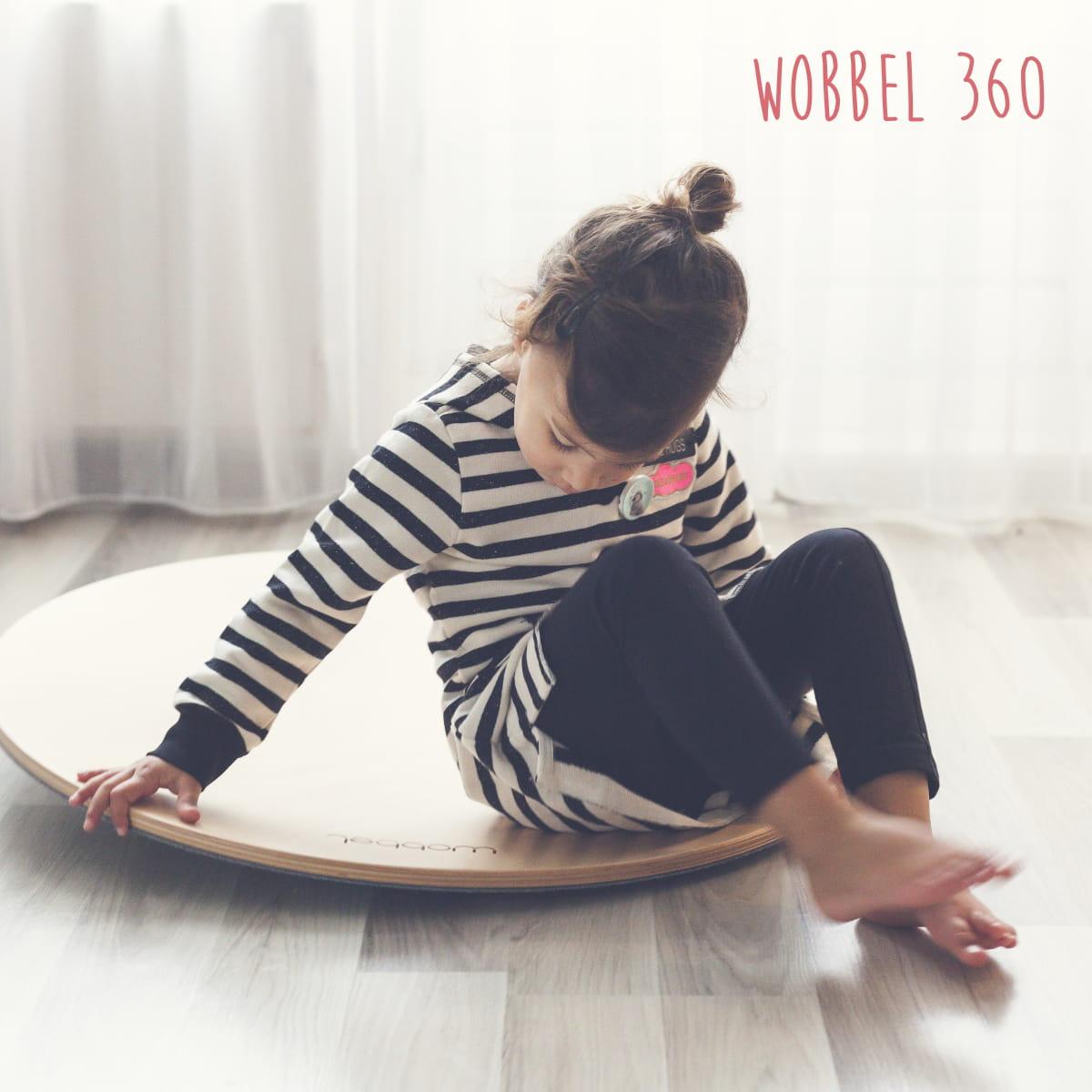 Wobbel: okrągła deska do balansowania z filcem Wobbel 360 - Noski Noski