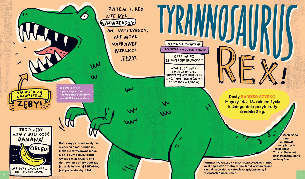 Wydawnictwo Kropka: Totalnie wszystko o dinozaurach - Noski Noski