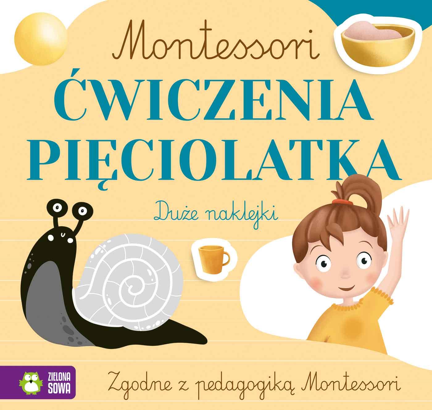 Zielona Sowa: Montessori. Ćwiczenia pięciolatka - Noski Noski