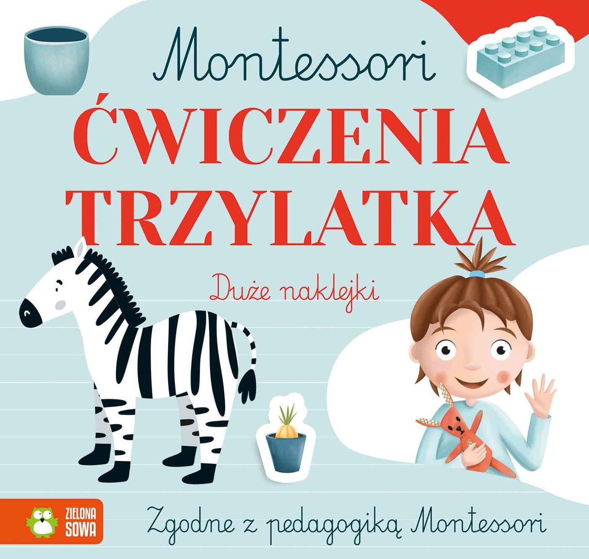 Zielona Sowa: Montessori. Ćwiczenia trzylatka - Noski Noski