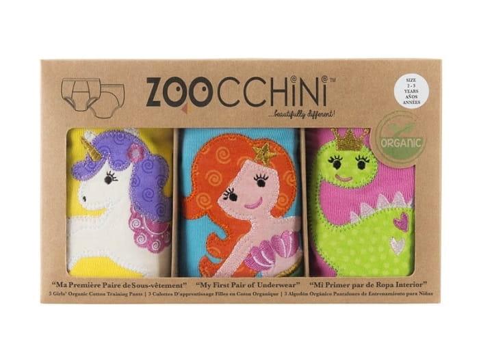 Zoocchini: 3 X majtki treningowe dla dziewczynek Fairy Tale - Noski Noski