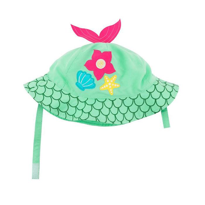 Zoocchini: kapelusz przeciwsłoneczny UPF 50+ Syrenka - Noski Noski
